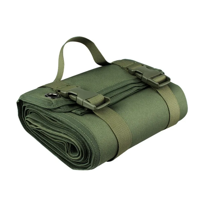 Outdoor Tactical Single-Person Folding Moisture-Proof Pad - Shooting Pad Durable Camping Ground Mat Portable Lunch Break Mat