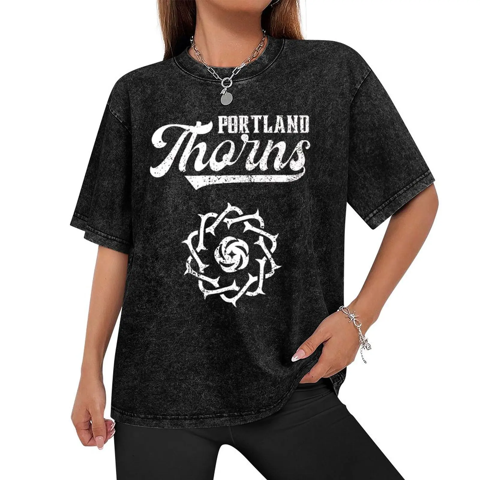 Portland Thorns T-Shirt T-shirts man plain Men's cotton t-shirt