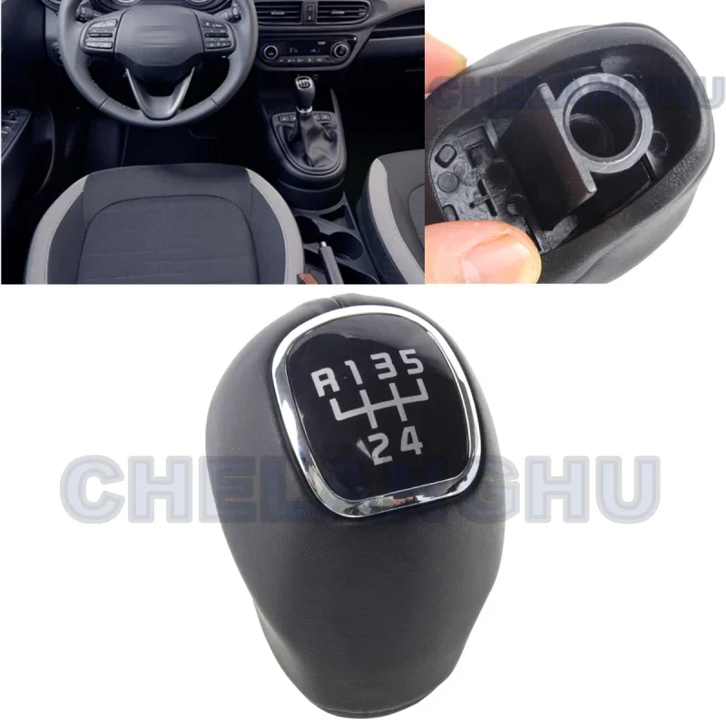 

For Hyundai I10 2007 Car-styling 5 speed 8mm gear shift knob Car accessories