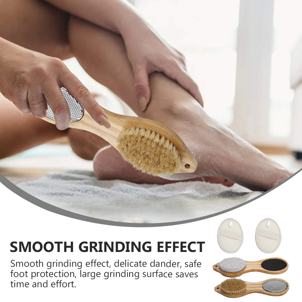 4 in 1 Rubbing Board Foot Massaging Pedicure Care Tools Feet Exfoliating Supplies File Pumice Stone for