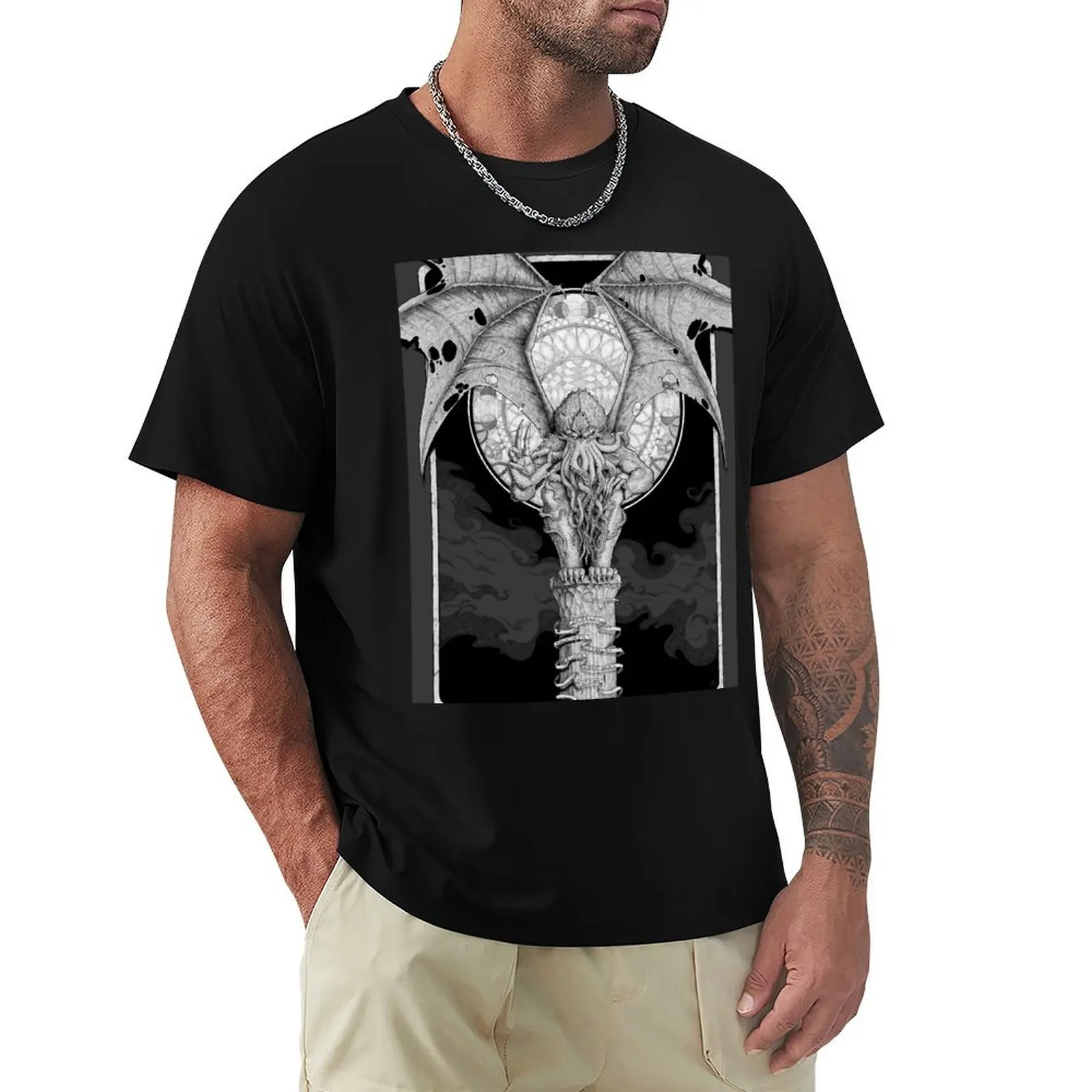 

Cthulhu T-Shirt valentines boutique clothes plus sizes Blouse affliction shirts clothing for men