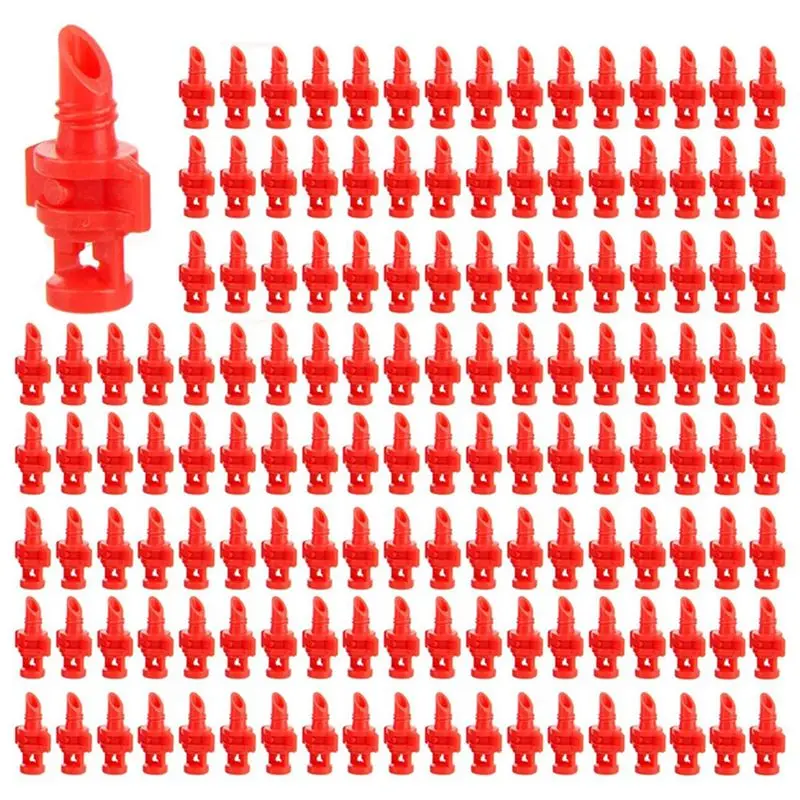 ABMO 500PCS 360 Degree Misting Nozzle Irrigation,Sprinklers Sprayer For Garden Irrigation System, Sprayer Automizing Drippers