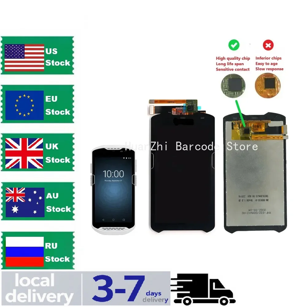 

ЖК-дисплей с дигитайзером сенсорного экрана для Zebra TC51 TC510K TC56 TC56dj