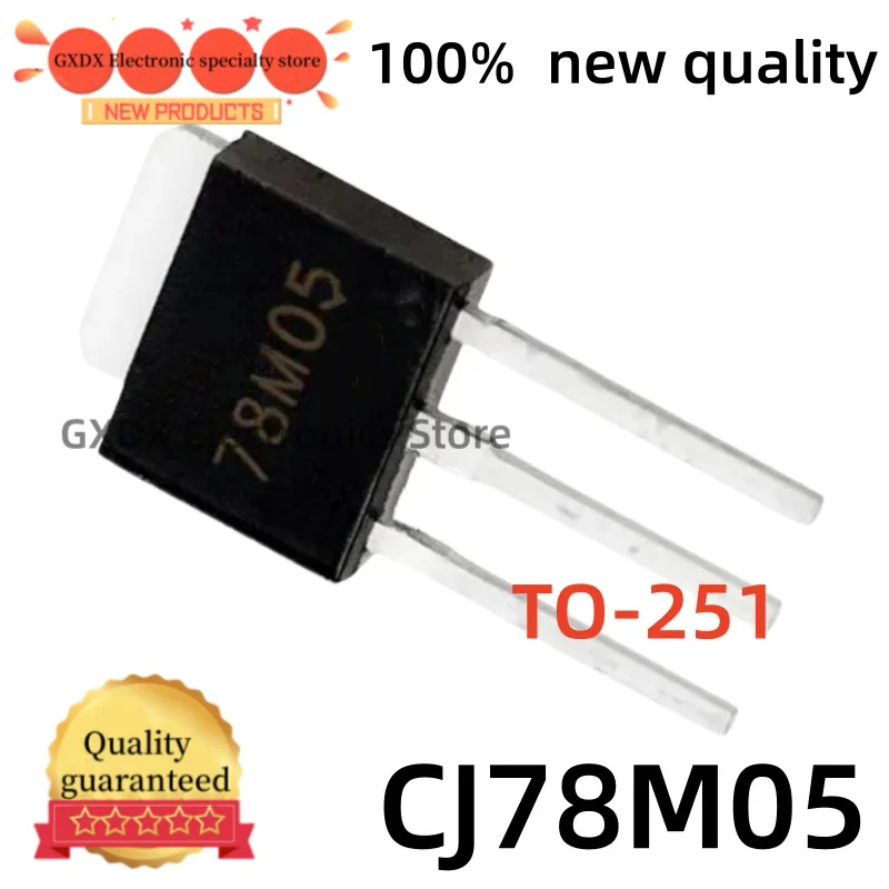 10-20-30-50 pcs/lot 100% new TO251 78M05 CJ78M05 TO-251 Direct Triac 5V ST78M05