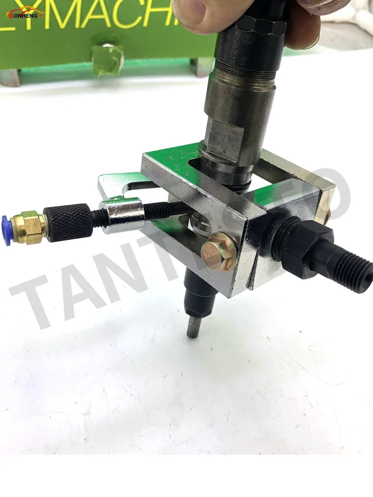 CR-C Diesel CRIN Solenoid Valve Injector Tester Simulator S60H Oil Return Clamp Fixture Adaptor Repair Tool