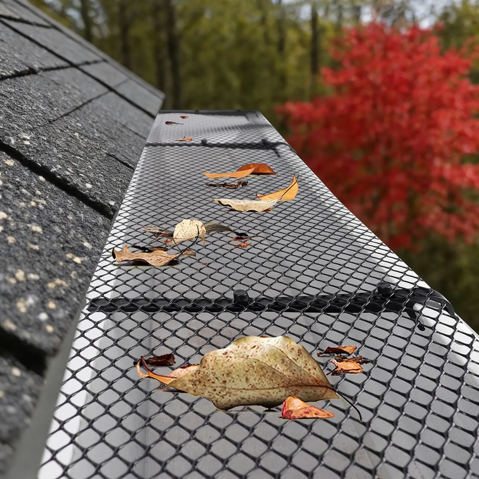 

20 шт. черных пластиковых крепежных зажимов для сетки-гидроизоляции, крючки для монтажа и обслуживания водосточных желобов