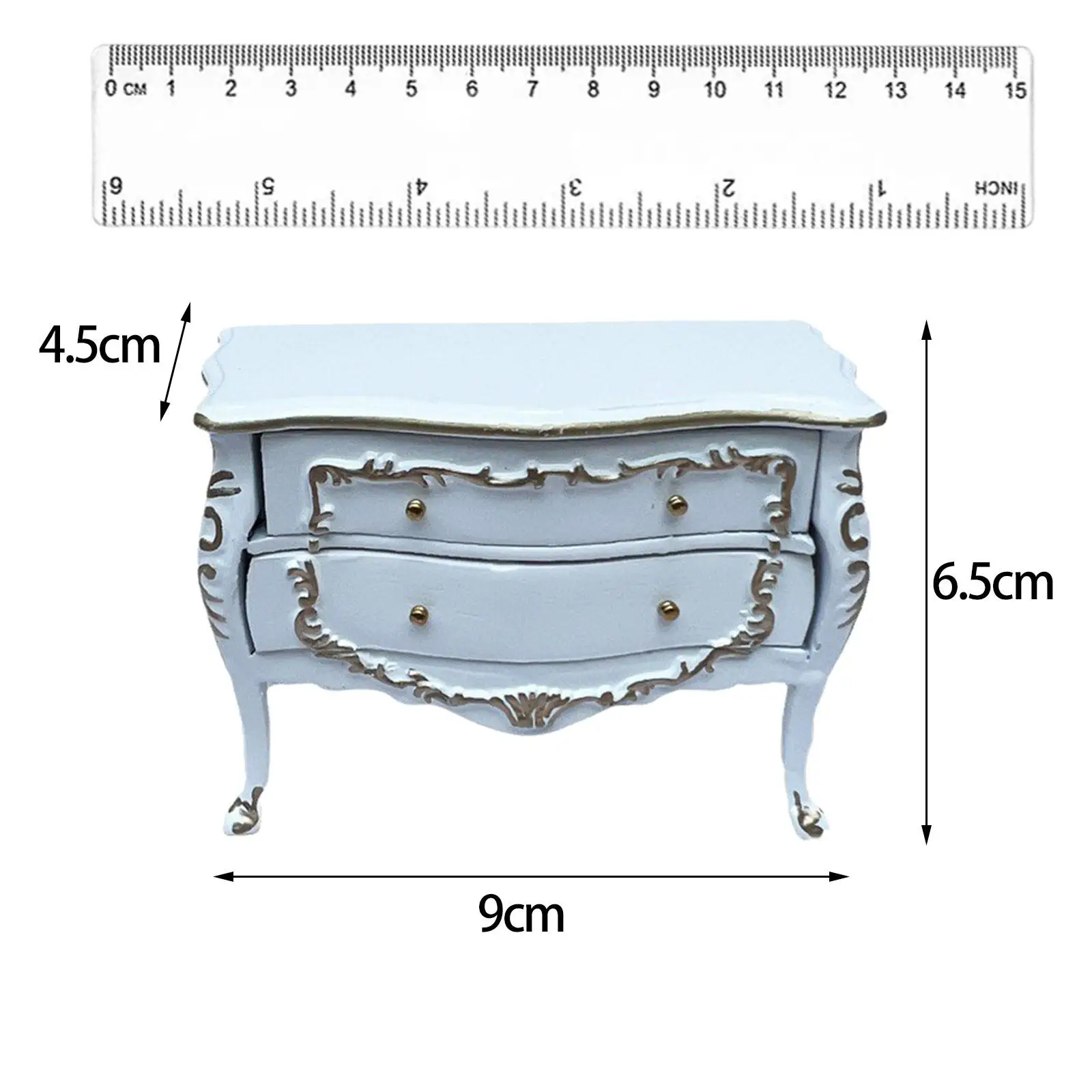 Mobili per casa delle bambole, accessori per mobili in miniatura per casa delle bambole, mobili in legno