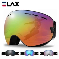 Gafas de esquí antivaho de doble capa, gafas para motos de nieve, deportes al aire libre, gafas para nieve, nuevas