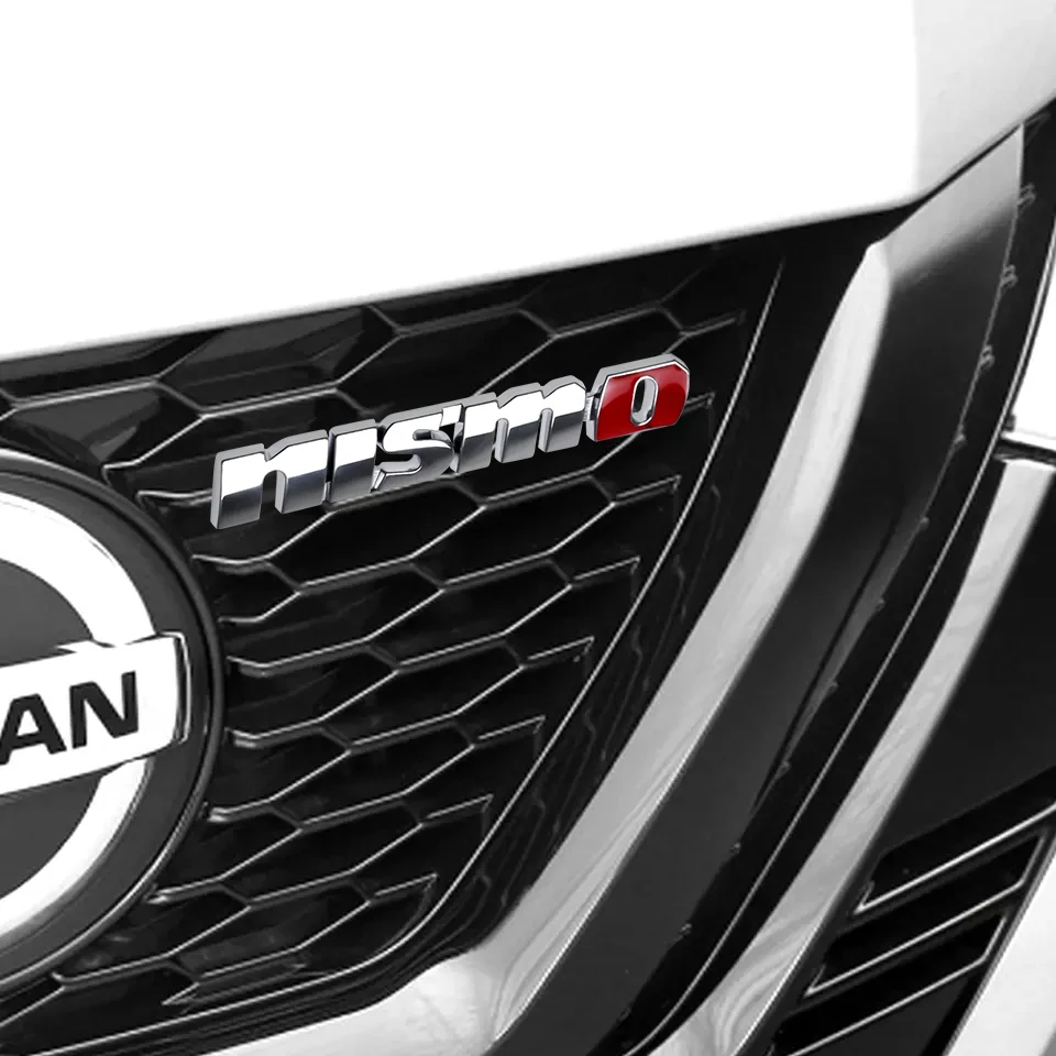 NISMO Fashion Autoaufkleber Frontgrill-Emblem Kühlergrill-Abzeichen Aufkleber für Nissan Nismo Qashqai Teana X-Trail T32 T31 Tiida Juke – Detail 13