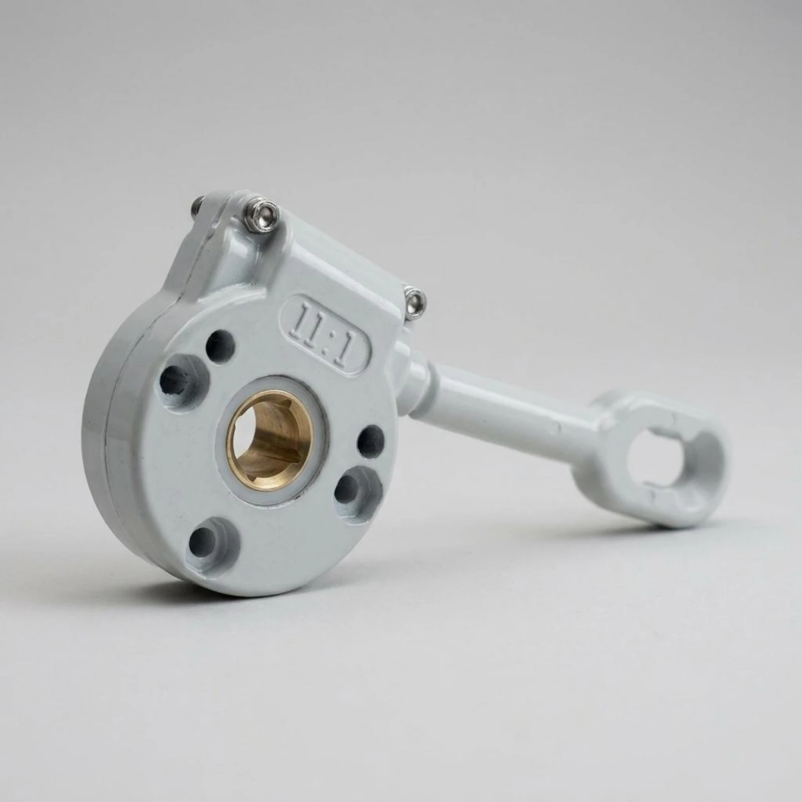 11:1 Awning Crank Gearbox Long-Lasting Metal Housing Heavy Duty Sunshade Crank Gearbox Manual Awning Gear Head Weather Resistant