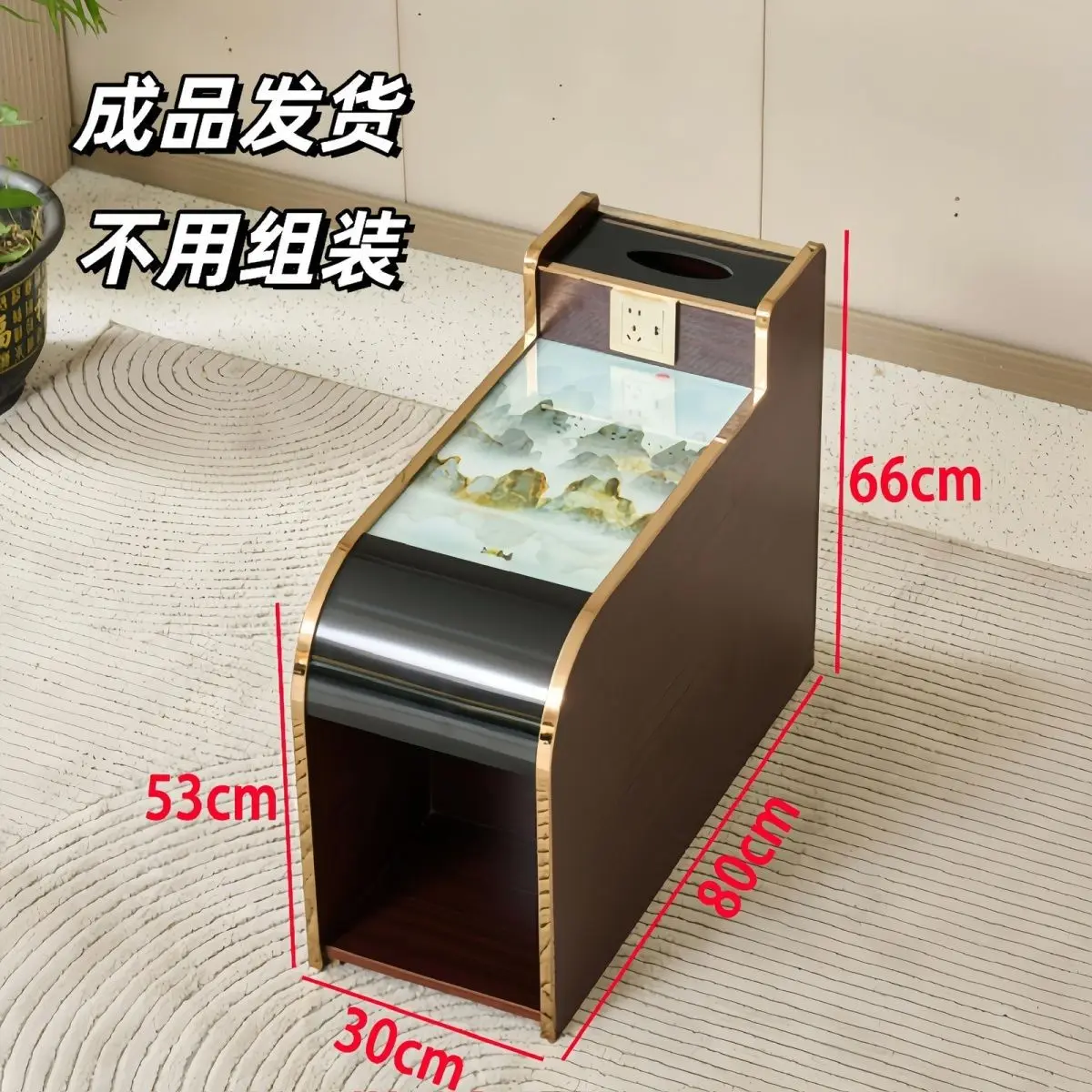 Foot bath coffee table massage manicure sauna bath foot therapy cabinet small sofa foot washing middle coffee table therapy
