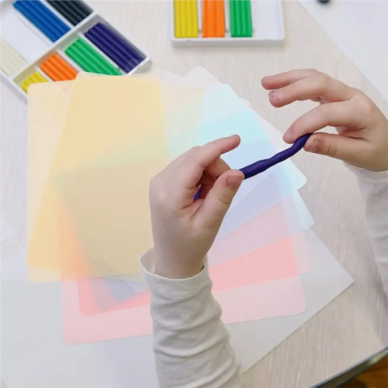 A85M لوحات نحت الفخار الطيني غير اللاصقة 8 قطعة لتقوم بها بنفسك صياغة الضغط ومتداول حصيرة مجموعة