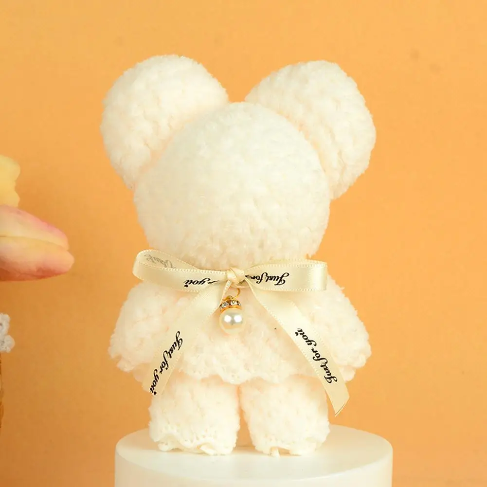 1 pezzo di cartone animato simpatico orso asciugamano regalo con custodia trasparente perfetto per matrimoni compleanni festa della mamma bomboniere natalizie