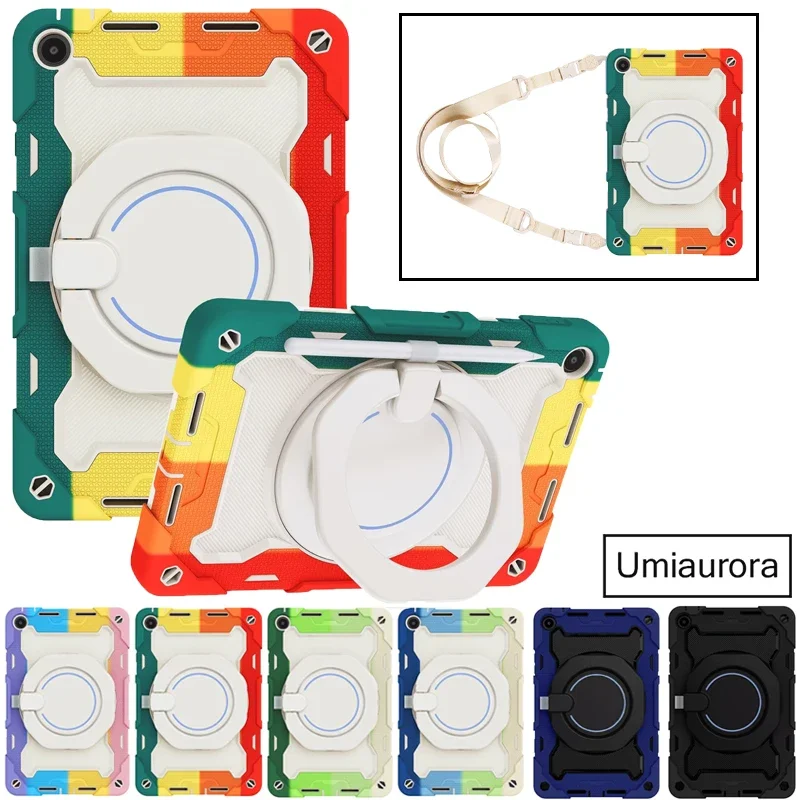 For Huawei MatePad 11.5S 2025 SE 11 10.4 T10 Air 12 Pro 12.2 13.2 inch Pull Ring Stand Strap Tablet Case Shockproof Rugged Funda