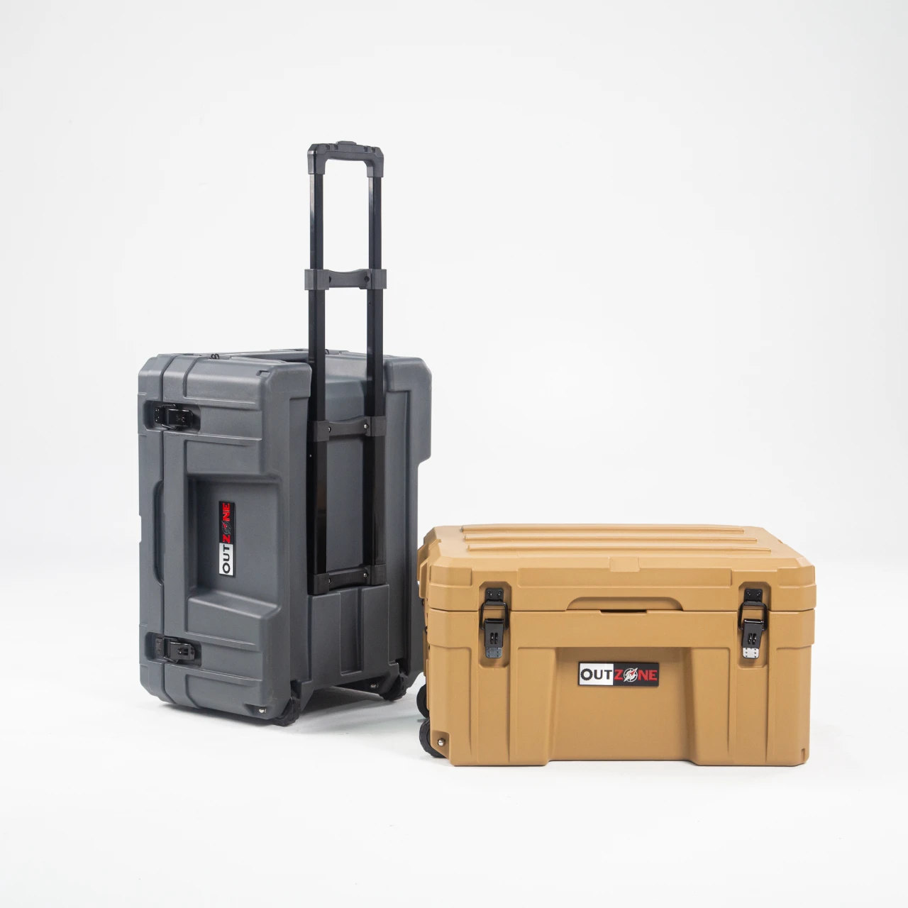 202580L Rotoplastic Cargo Box with Custom Logo   High-Quality Rigid Toolbox for Auto Parts