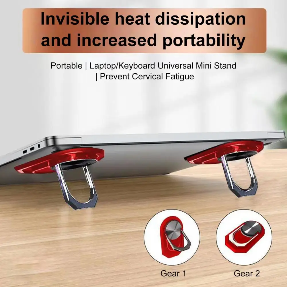 Кронштейн для ноутбука, складная подставка для ноутбука, металлическая подставка для ноутбука, телефона, планшета, тонкий складной кронштейн с подогревом для офиса