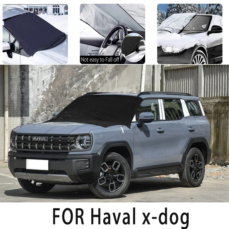 Car snow cover frontcover  for HAVALx-dog  Snowblock heat insulation sunshade Antifreeze wind  Frost prevention car accessories