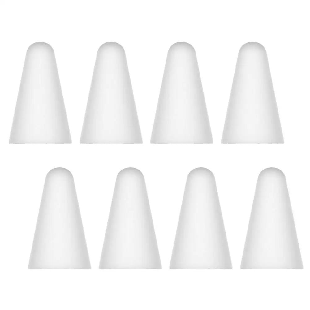 8PCS Stylus Pen Protective Cover Universal Silicone Case Tip Cap for Tablet Writing Drawing Accuracy Increased Friction