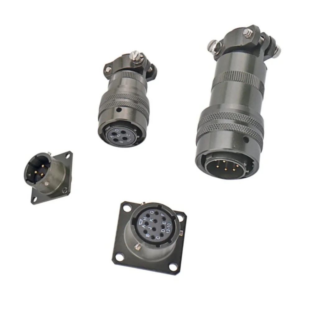 Robust Waterproof Aviation Connector Socket Designed for Shock Vibration Resistance in Industrial Aerospace Applications