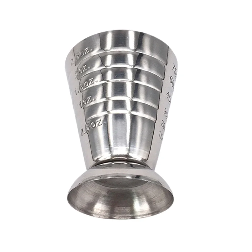 High Quality Quality Is Guaranteed Measure Cup Beaker 75ml Bottom Diameter: 4.5cm Height: 6.9cm Stainless Steel