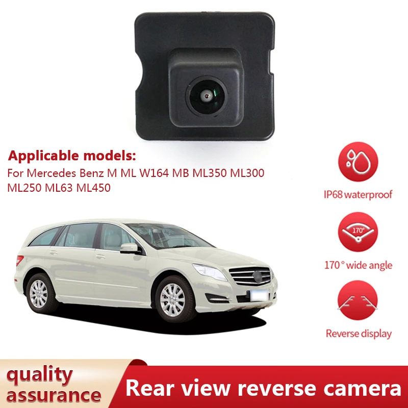 HD Waterproof  Wide Angle Rear View Camera Backup Camera For Mercedes Benz M ML W164 MB ML350 ML300 ML250 ML63 ML450