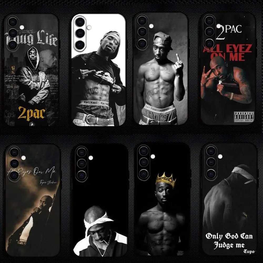 

2pac Tupac Shakur Rap Rapper Phone Case For Samsung Galaxy A73,A72,A71,A70,A53,A52,A51,Others Soft Black Cover