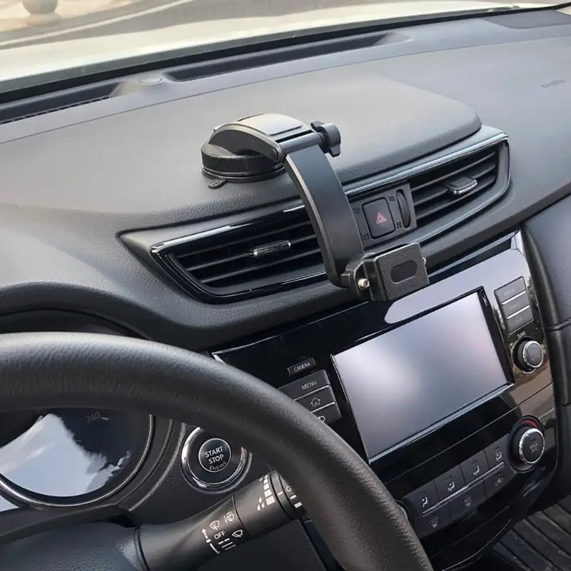Soporte ventosa 918C para WalkieTalkie, montaje en coche, ventana ajustable, parabrisas