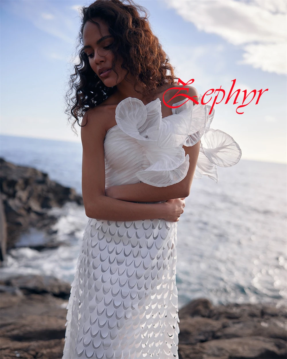 Suknia Ślubna z Białej Organzy na Zamówienie, Wysoka Jakość, Wyjątkowa Bez Ramiączek, Bez Rękawów, Vestido De Novia, Tren Kapliczny, Suknie Ślubne