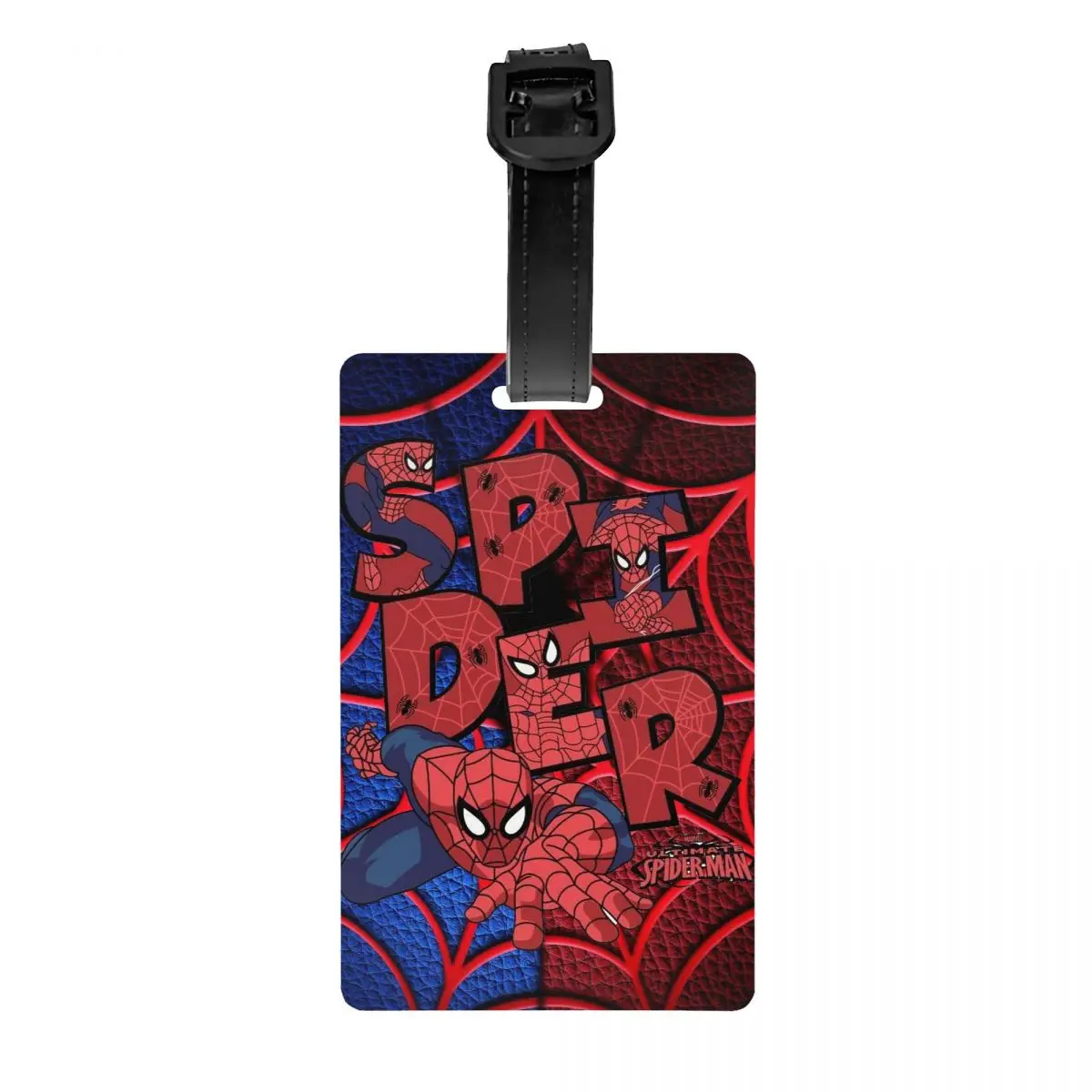 

Custom Spiderman Luggage Tags for Travel Suitcase Privacy Cover Name ID Card