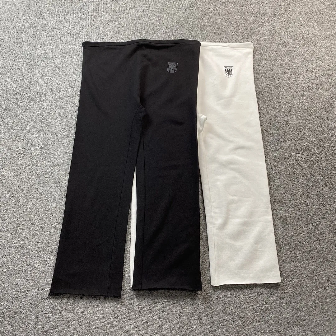 2026ss Kanye West YZY Vultures Printed Women Men Thin Fleece Jogger Pants Trousers Loose Fit Streetwear Men Casual Cotton Pants