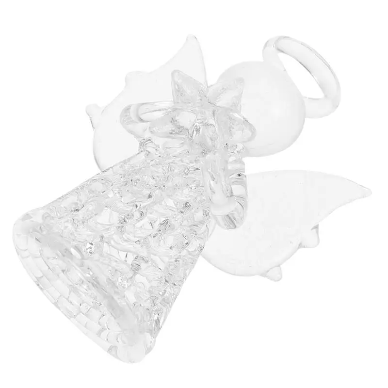 Angel Hanging Ornaments Ornament Design Decor Crystal Guardian Figurine Christmas Angels Adornment Clear Tree Car Pendant Charm