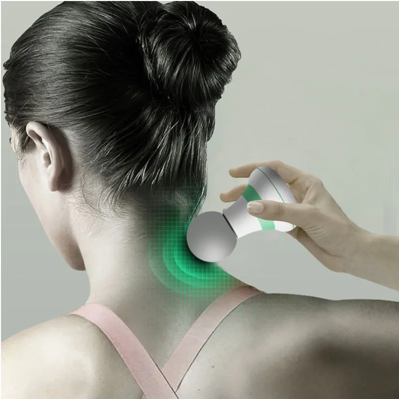 

Mini fascia gun intelligent whole body muscle massage relaxer vibration massage gun mini portable fascia instrument