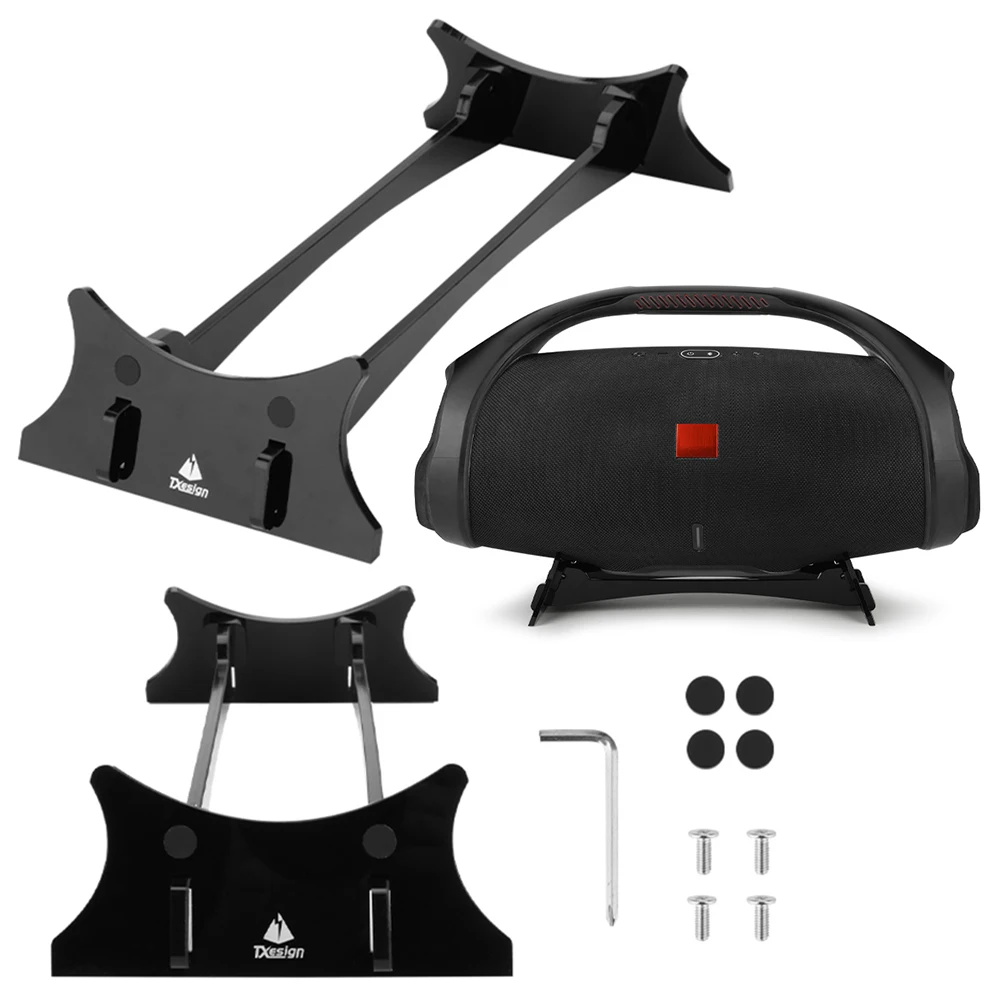حامل قاعدة تثبيت مكبر الصوت من الأكريليك حامل عرض مكتبي حامل مكبر الصوت لمكبر الصوت JBL Boombox 1 2 3 BT