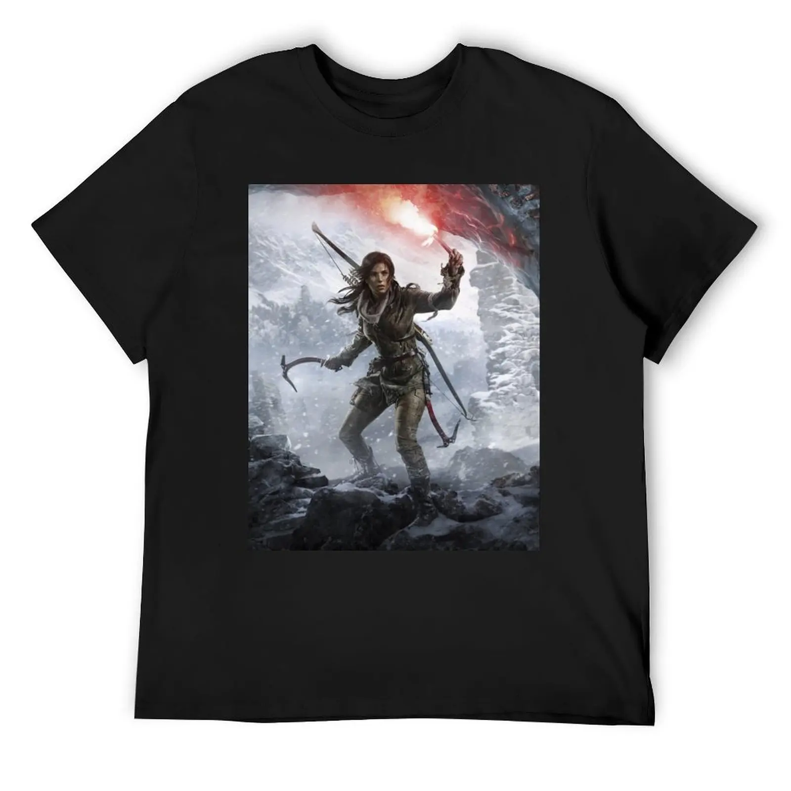 

Tomb Raider T-Shirt shirts graphic tees heavyweights cotton man t-shirts anime figures men clothings
