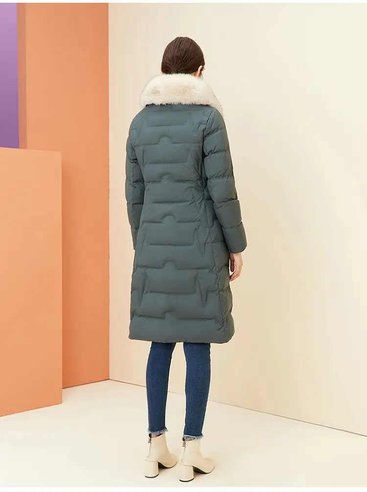 Winter New Women's Down Jacket Commuting Slim Fit Lapel Casual Down Jacket