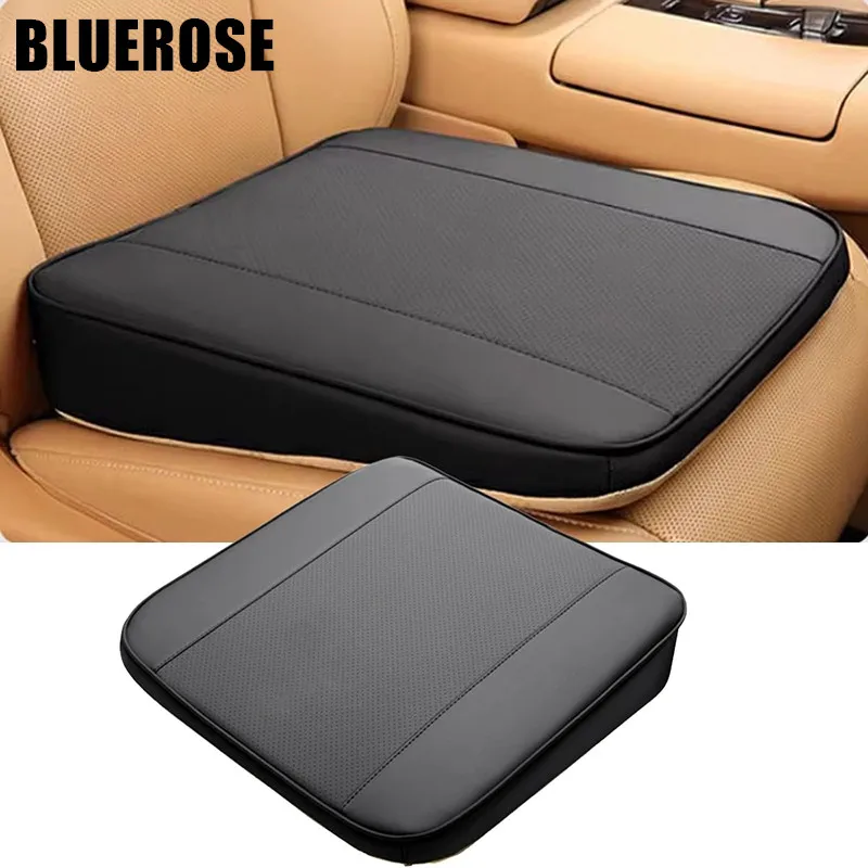 Car Seat Booster Cushion Wedge Low Front High Back Universal Fit Sedan SUV Heightened Seat Pad Car Elevating Seat Cushion