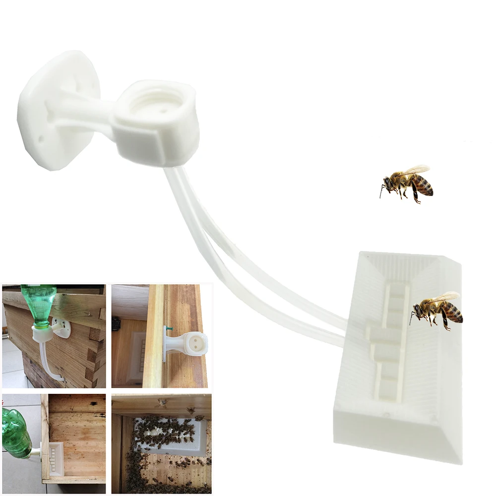 1PCS Beekeeping Honey Bee Feeder Hive  Anti Drowning Top Dispenser Inside Feeding Waterer Internal Plastic Suger Syrup Supplies