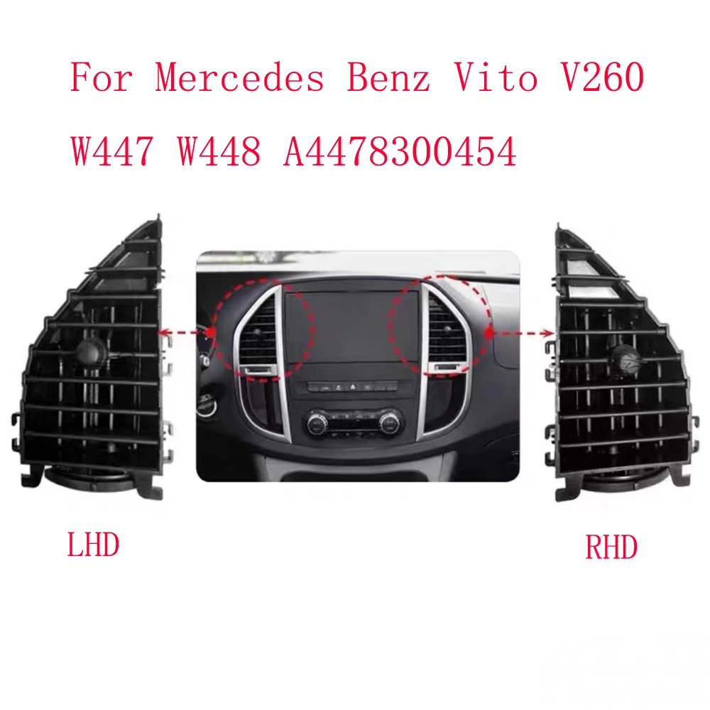 

A4478300654 Dashboard Center A/C Grille Vent Air Conditioner Outlet For Mercedes Benz Vito V260 W447 W448 A4478300454