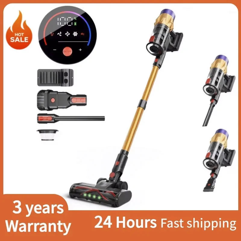 IDEACH V18 550W 45kPa Handheld Wireless Vacuum Cleaner,Smart Touchscreen,3 Power Modes,Removable Battery,Vacuum Cleaner for Home