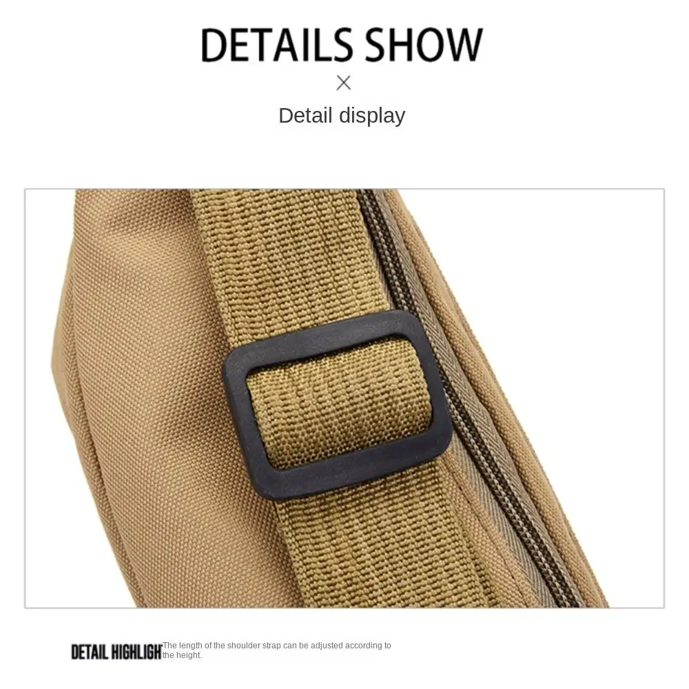 Banana Bag Waterproof Waist Pouch Oxford Cloth Layered Storage Waist Bags Fashion Large Capacity Shoulder Belt Bags School