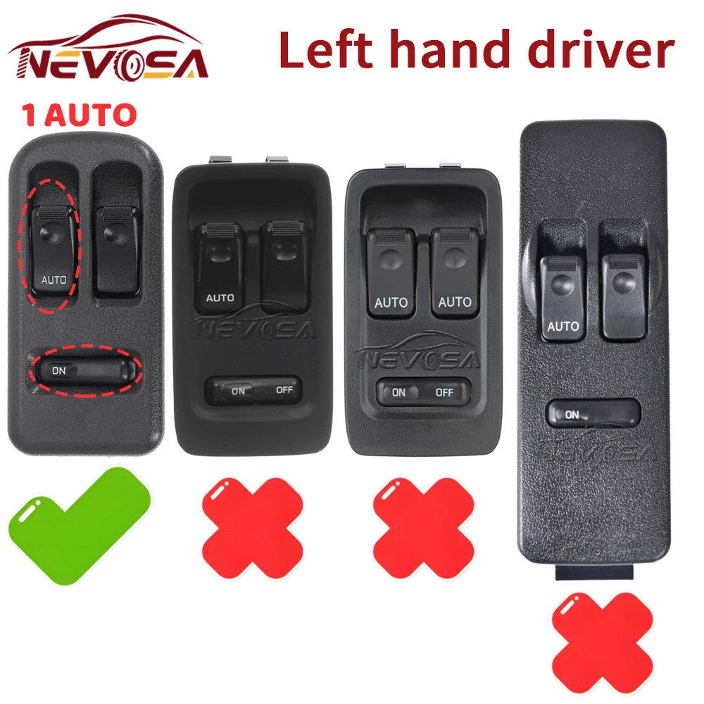 513782 For MAZDA 323F 323 BA 1994-1998 Mazda Demio 1999 Left Driver Side Master Window Control Switch Glass Button