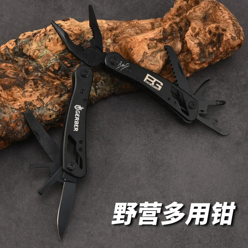 New Multi-function Folding High-quality Multi-purpose Multi-scenario Use Survival Knife Stainless Steel Durable Camping Pliers