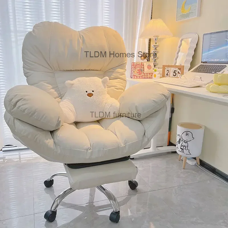 

Lazy Computer Sofa Chair Home Comfortable Sedentary Backrest Desk Chair Anchor Live Chair Bedroom Lazy Chair