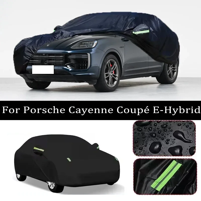 

For Porsche Cayenne Coupe E-Hybrid Car Covers Outdoor Waterproof Dustproof Sun Rain Snow Protection Thick Oxford Cloth Full
