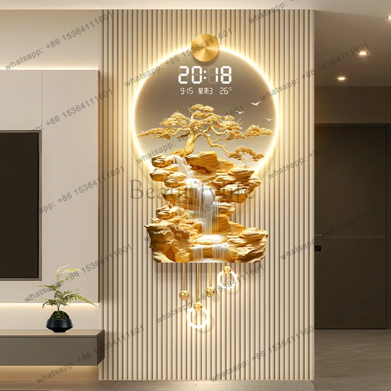 Best Sellers Digital Interior Clock Wall Modern Fashion Art Mural Aesthetic Wall Watch Led Design Orologio Da Parete Living Room