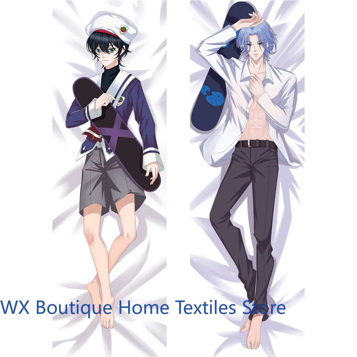 

Anime Girl SK8 the Infinity Waifu Dakimakura MIYA Adult Pillowcase Cool Male Langa Pillow Cover