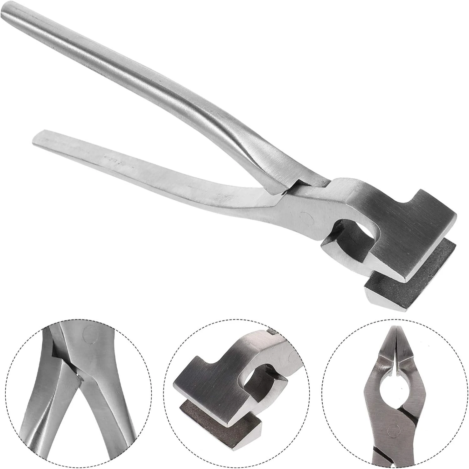 

Smooth and Durable Leather Hole Punch Tool with Flat-Nose Pliers - Manual Leather Plier for Crafting High-Quality Genuine Leathe