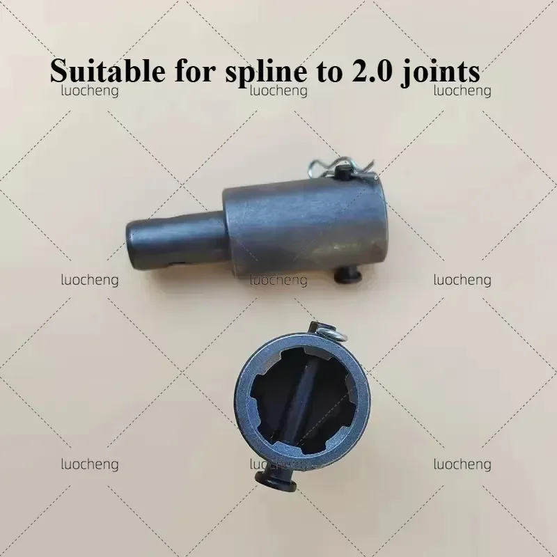 For Large Ground Drill Conversion Head Excavator Planting Pit Driver Pile Driver Drill Bit Spline Shaft Adapter Converter