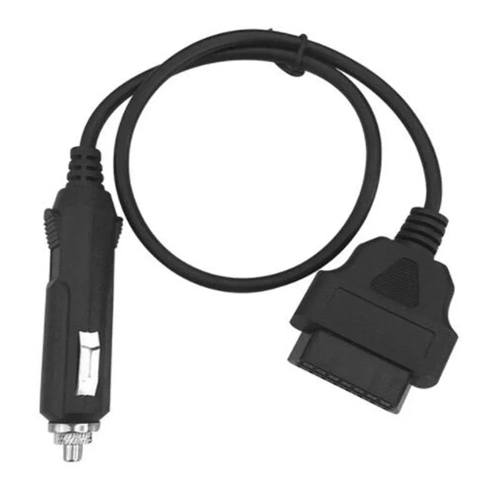 New OBDII OBD2 Power Supply Cable 16Pin Female to Car Cigarette Lighter 12V DC Power Source OBD 2 Female Connector Cable Adapter