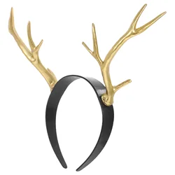 1pc Christmas Headband Christmas Antler Hair Hoop Deer Reindeer Antlers Hair Bands Hallowmas Christmas Cosplay Headwear Festival